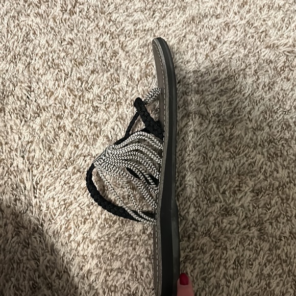 White black plaka shoes. My mom got them for me message me for details! - Picture 2 of 3